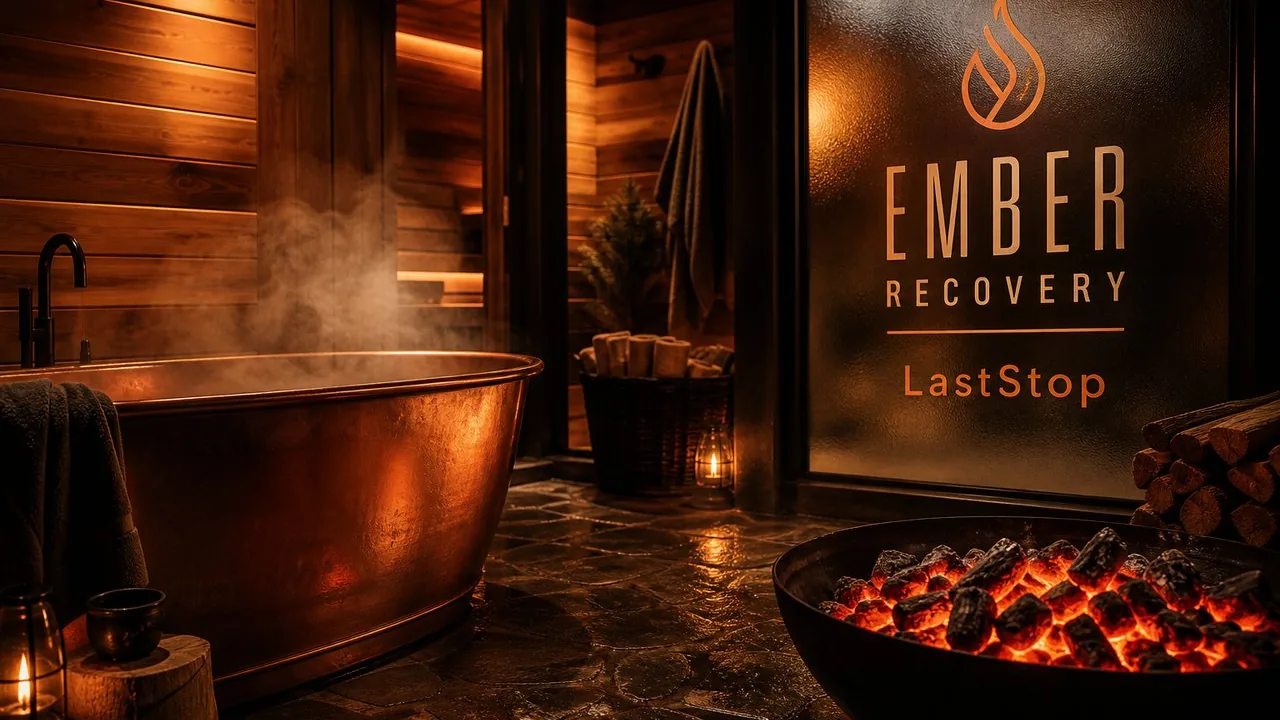 Ember Recovery: the brand&rsquo;s showroom plate